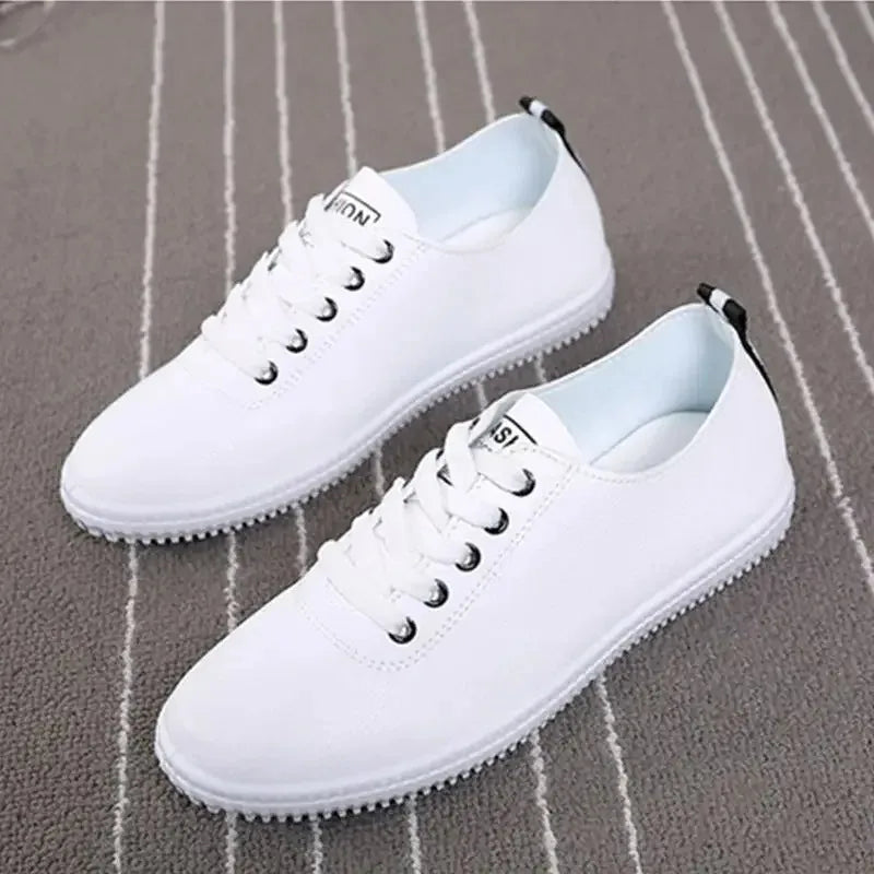 Women Shoes Summer 2024 Spring Women White Casual Shoes Breathable Flats Fashion Breathable Women Sneakers