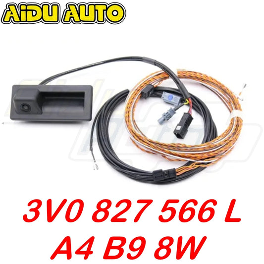 FOR Audi A4 B9 8W 3V0 827 566 L Rear View Trunk Handle Camera with Highline Guidance Line 3V0827566L