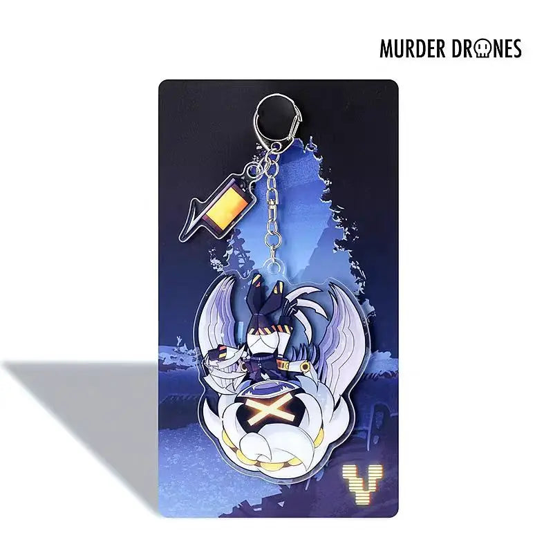 Murder Drones Season chain for pants keychain man Acrylic key chain women key holder couples anime key ring pendant porte clef