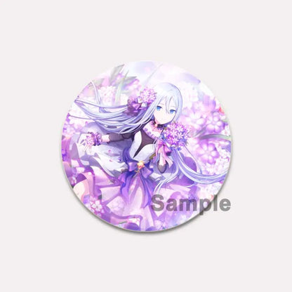 32/44/58mm Project SEKAI Anime Yoisaki Kanade Round Brooch Tinplate Badge for Clothes Backpack Jewelry Accessorie Hat Gifts