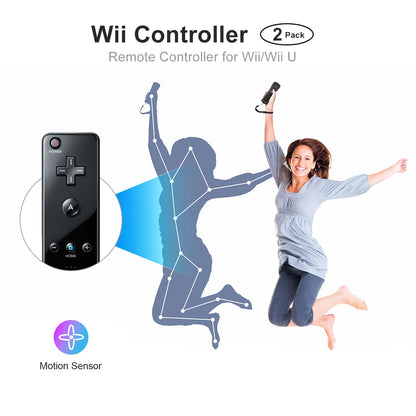 Wii Controller 2 Pack, Wii Remote Controller for Wii/Wii U