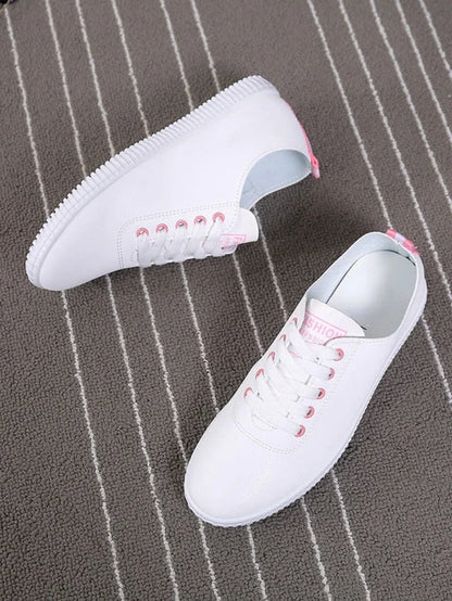 Women Shoes Summer 2024 Spring Women White Casual Shoes Breathable Flats Fashion Breathable Women Sneakers