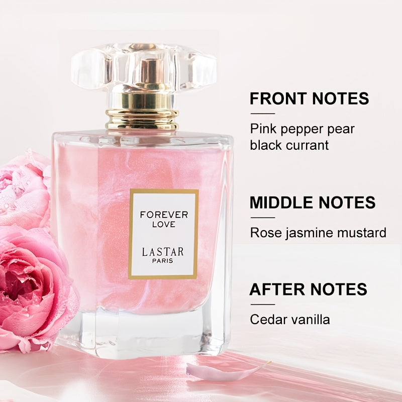 Charming Floral Eau De Toilette for Women, Long-Lasting Fragrance with Rose Notes, Ideal for Dates and Daily Use, Perfect Gift for Her on Christmas, Valentine's Day, Mother's Day - 55ml, Romantic, Sweet And Charming, Various