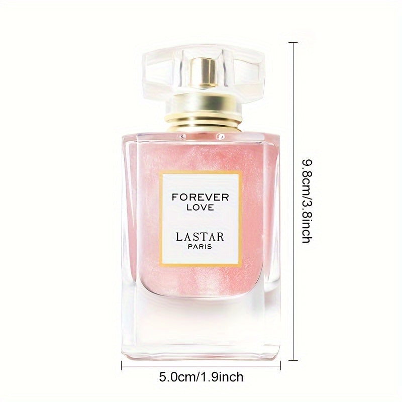 Perfume of Lifetime Love, 2 Bottles, Soft Fragrance, Rose and Jasmine Fragrance, Long-lasting Freshness, Surrounded by Floral Fragrance, Bottle Body with Quicksand Texture, Women's Daily Perfume, Fresh Body Fragrance, Date Pe